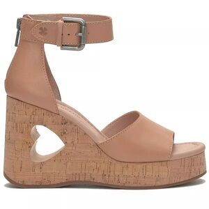 Lucky Brand Tan Wedge Sandals NEW